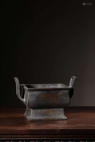 CHINESE BRONZE CENSER, XUANDE MARK