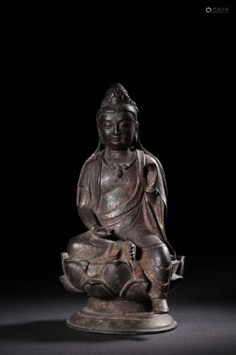 CHINESE BRONZE GUANYIN