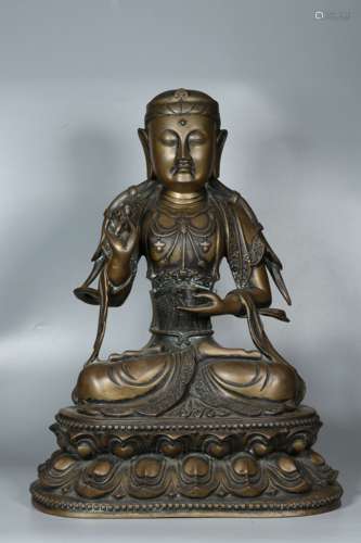 CHINESE BRONZE BUDDHA ORNAMENT