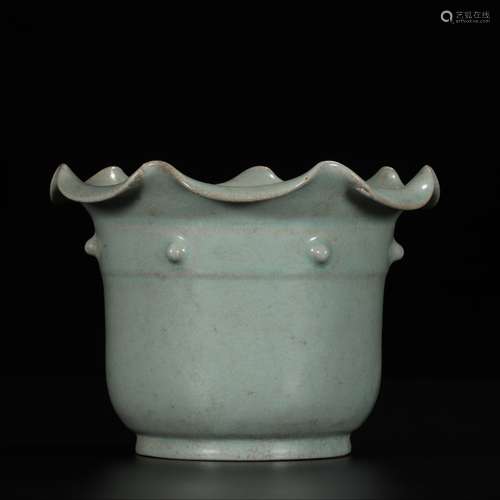 CHINESE RU WARE FLOWER POT