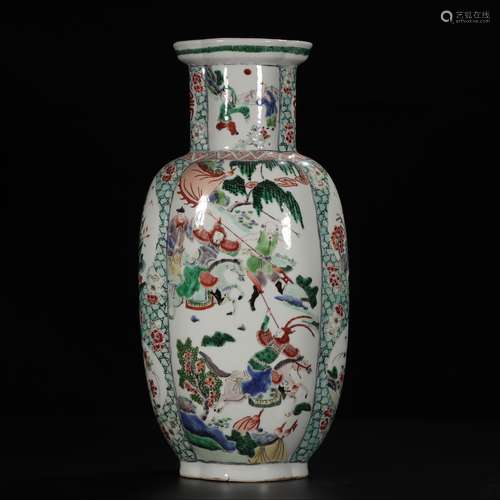 CHINESE WUCAI VASE