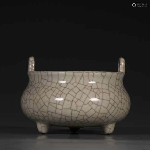 CHINESE GE TYPE CELADON GLAZED CENSER