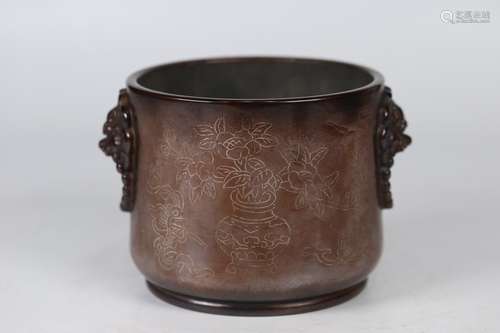 CHINESE BRONZE CENSER