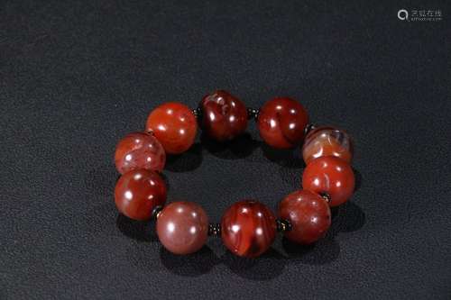 A Tibetan Agate Bracelet