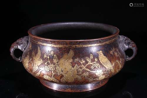 A Bronze Ear Censer