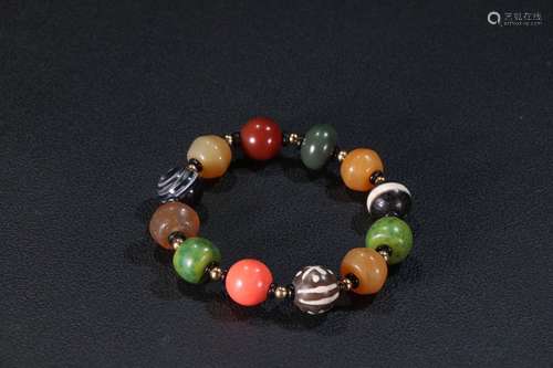 A Tibetan Gem Bracelet