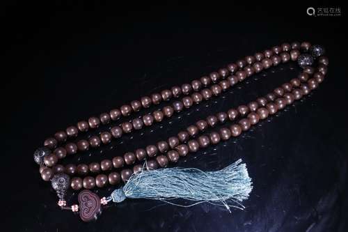 An Agarwood 108-Bead Rosary