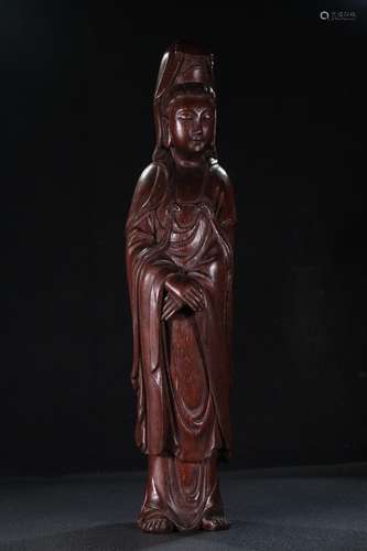 An Agarwood Guanyin Buddha