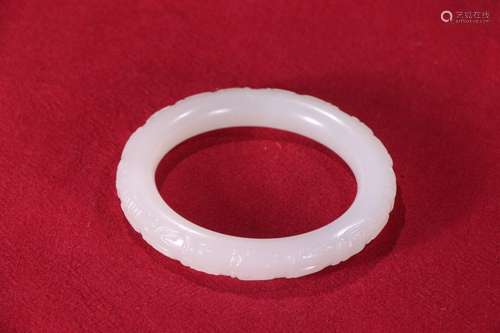 A Hetian Jade Bangle