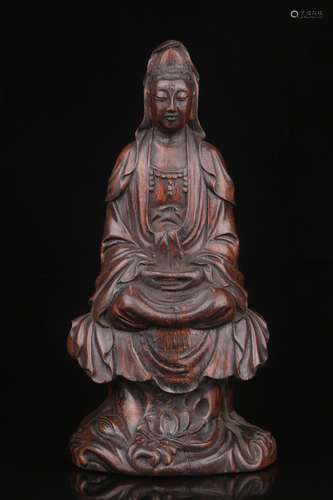 An Agarwood Guanyin Ornament