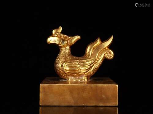 A Gilding Phoenix&Bird Seal