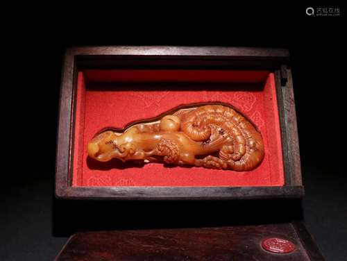 A Tianhuang Stone Ganoderma Ornament