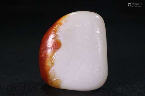 A Hetian Jade Story Carved Ornament