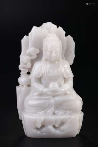 A Hetian Jade Guanyin Ornament