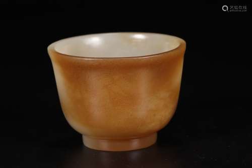 A Hetian Jade Cup