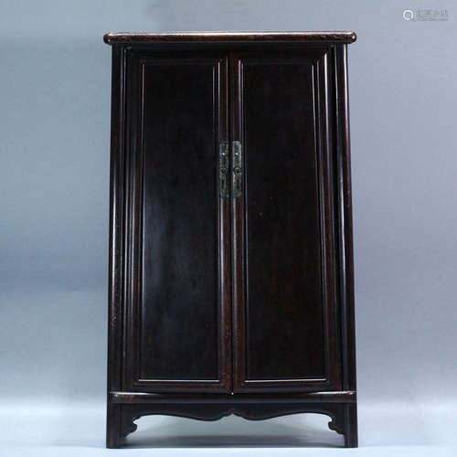 A ROSEWOOD CABINET