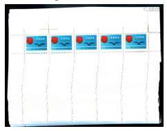 1994年优秀共青团员试机样票小版全张4枚共100版。上品。