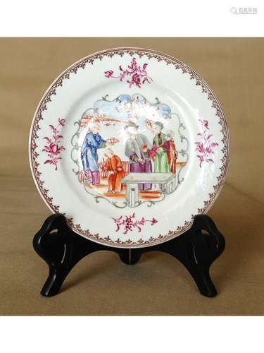 A FAMILLE ROSE DISH