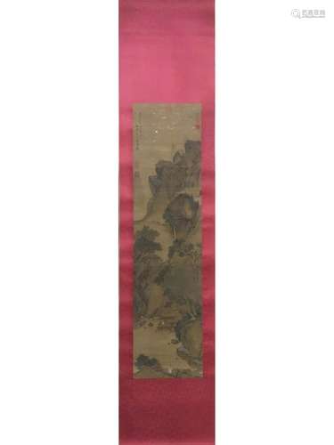 A SCROLL PAINTING