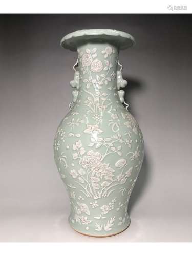 A CELADON VASE