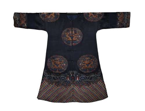 A QING DYNASTY IMPERIAL ROBE