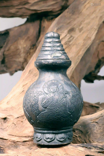 BOTTLE FOR BUDDHIST RELICS