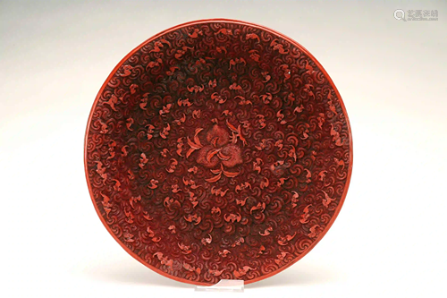 BIG LACQUER WARE PLATE