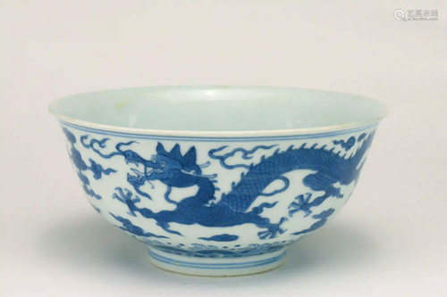 BLUE AND WHITE BOWL