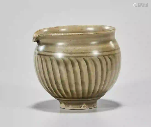 Chinese Green Glazed Ceramic Jar