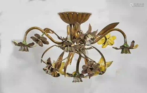 Flower Form Metal Chandelier