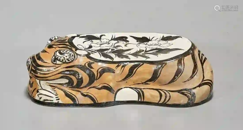 Chinese Glazed Ceramic Pillow