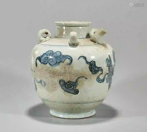 Chinese Blue and White Porcelain Vessel