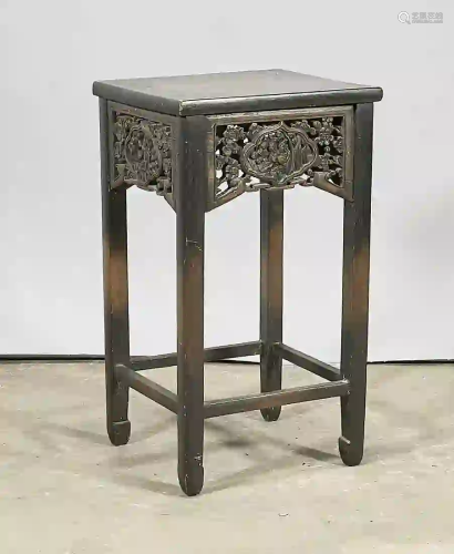Small Chinese Hard Wood Side Table