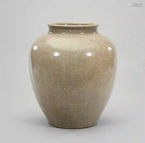 Chinese Crackle Glazed Porcelain Vase