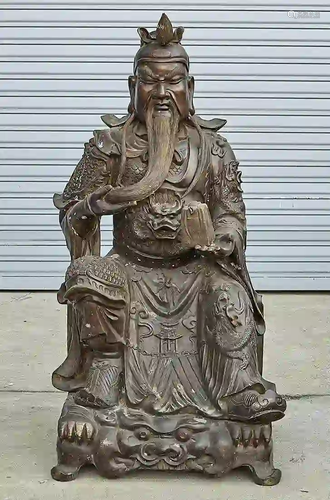 Chinese Bronze Guandi