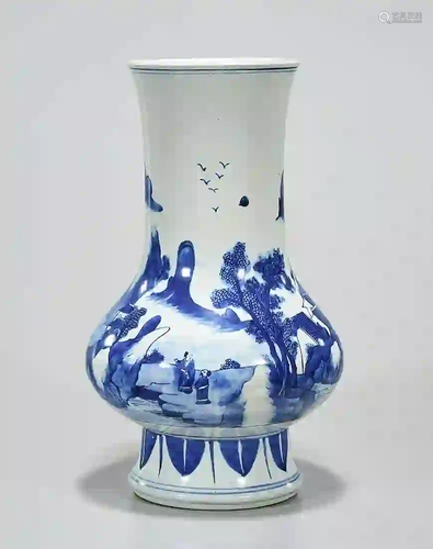 Chinese Blue and White Porcelain Vase