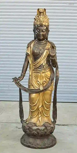 Chinese Bronze Guanyin