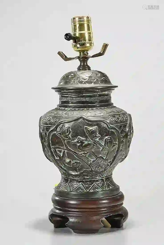 Chinese Metal Lamp