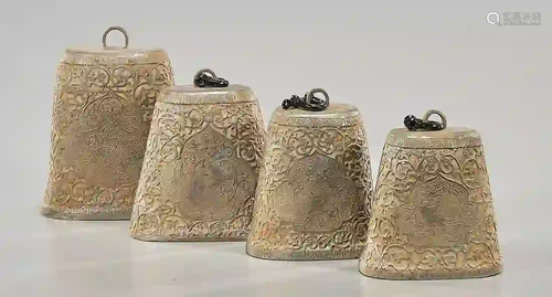 Group of Four Archaistic Metal Bells