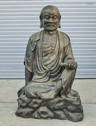 Chinese Bronze Bodhidharma