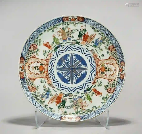 Chinese Enameled Porcelain Charger