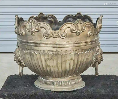 Heavy Chinese Cast Iron Handled Censer