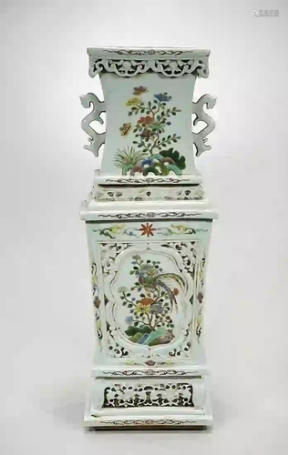 Chinese Enameled Porcelain Vase