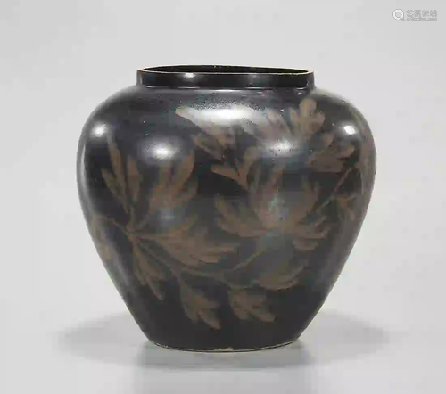 Chinese Glazed Ceramic Jar