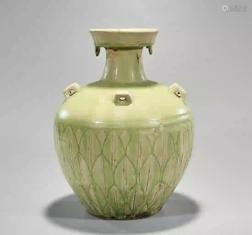 Chinese Glazed Ceramic Jar