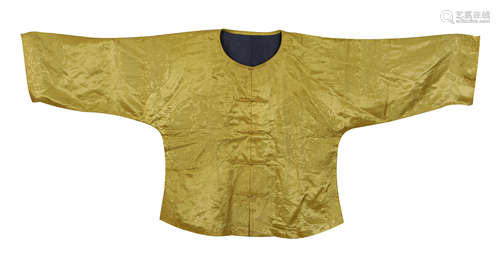 CHINESE YELLOW RIDING JACKET GRANTED BY EMPERORS