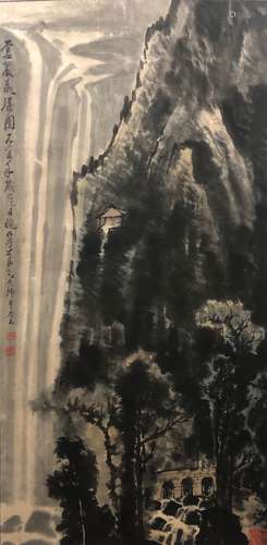 AN ANCIENT CHINESE PAINTING, LI KERAN MARKED