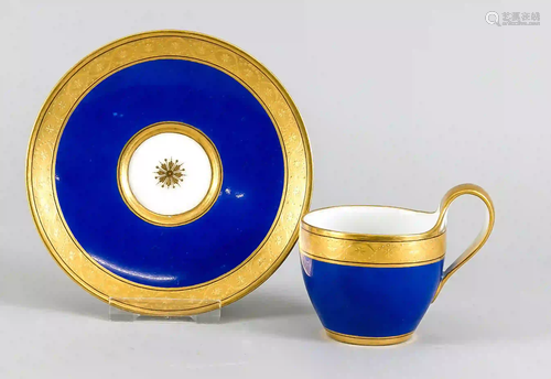 Cup and saucer, KPM Berlin, c. 1800