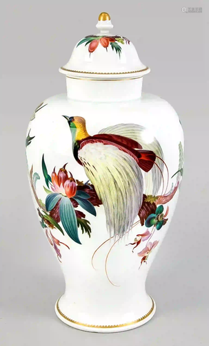 Lidded vase, Meissen, mark 1924-34,