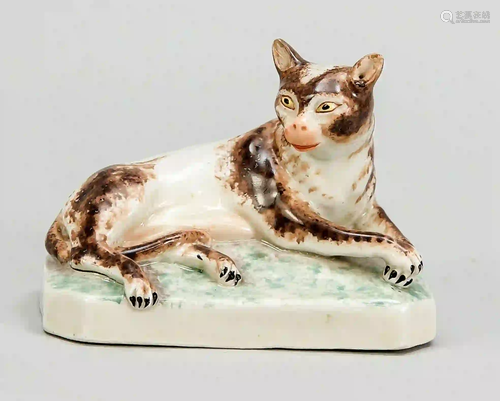 Lying cat of prey, Ludwigsburg, 18t